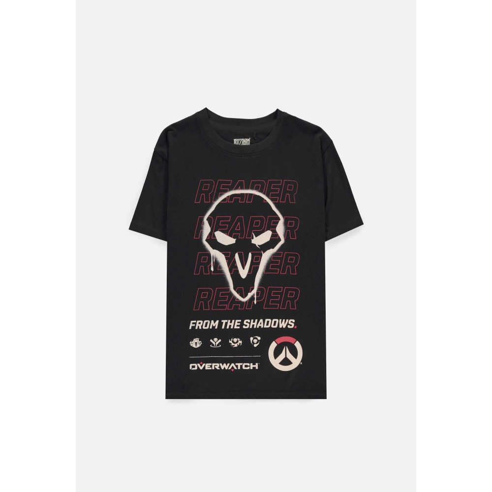 Overwatch - Reaper Heren Tshirt - Zwart